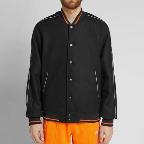 Wool Vince Staples X Converse Limited Edition Insulated Varsity Bomber Jacket - Picture 1 of 16